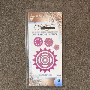 Spellbinders Shapeabilities Sprightly Sprockets S5-048 NWT Donna Salazar